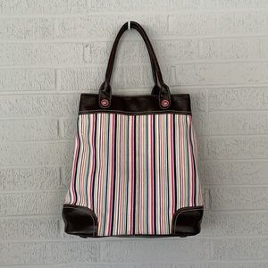 Liz Claiborne Multicolored Cloth Tote Bag